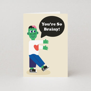 You're So Brainy Congratulations Card