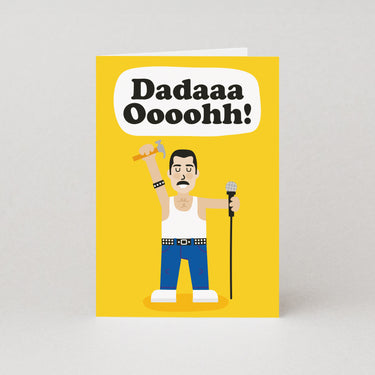 Dada Ooh Freddie Mercury Father's Day Card