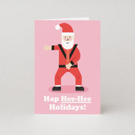 Hap Hee-Hee Christmas - Christmas Card