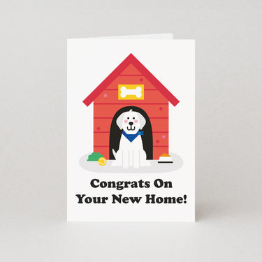 Dog New Home Card