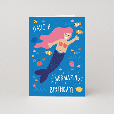 Mermazing Birthday Card