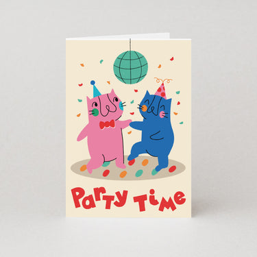 Party Time Birthday Card by Isa Pirracas