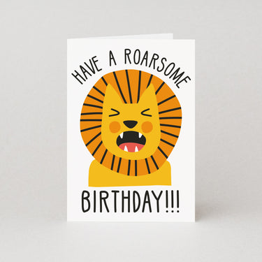 Roarsome Birthday Card