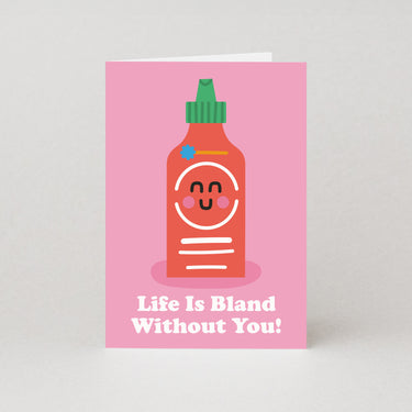 Sriracha Valentines Card