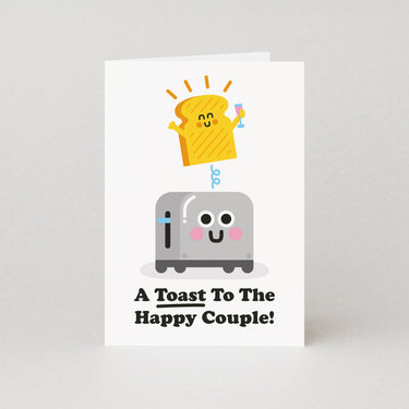 Toast Wedding Card