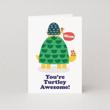 Turtley Awesome Mothers Day Card