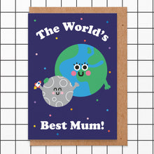 Load image into Gallery viewer, Worlds Best Mum Mother&#39;s Day Card

