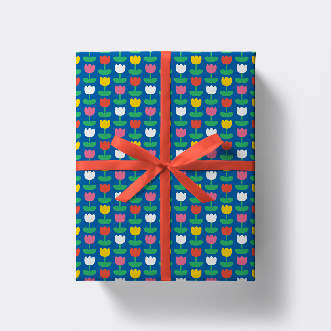 Tulips Floral Gift Wrap