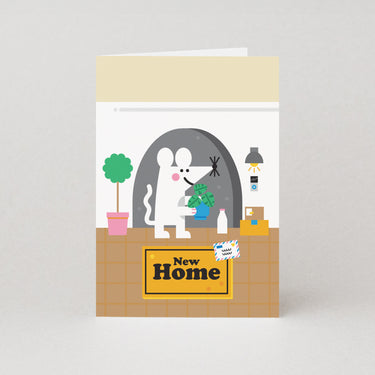 Mouse New Home Card