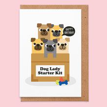 Load image into Gallery viewer, Dog Lady Starter Kit Birthday Card
