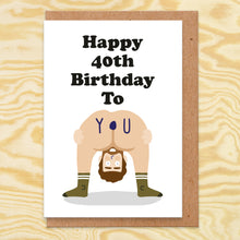 Load image into Gallery viewer, LOL 40th - Boy Birthday Card
