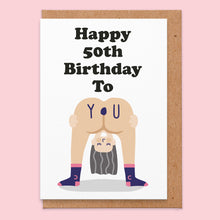 Load image into Gallery viewer, LOL 50th - Girl Birthday Card
