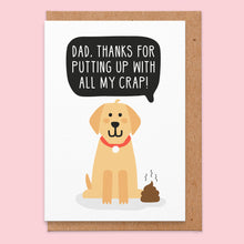 Load image into Gallery viewer, All My Crap Father&#39;s Day Card
