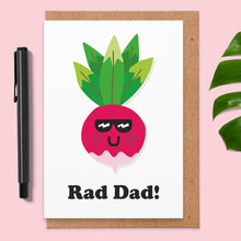 Load image into Gallery viewer, Rad Dad Father&#39;s Day Card
