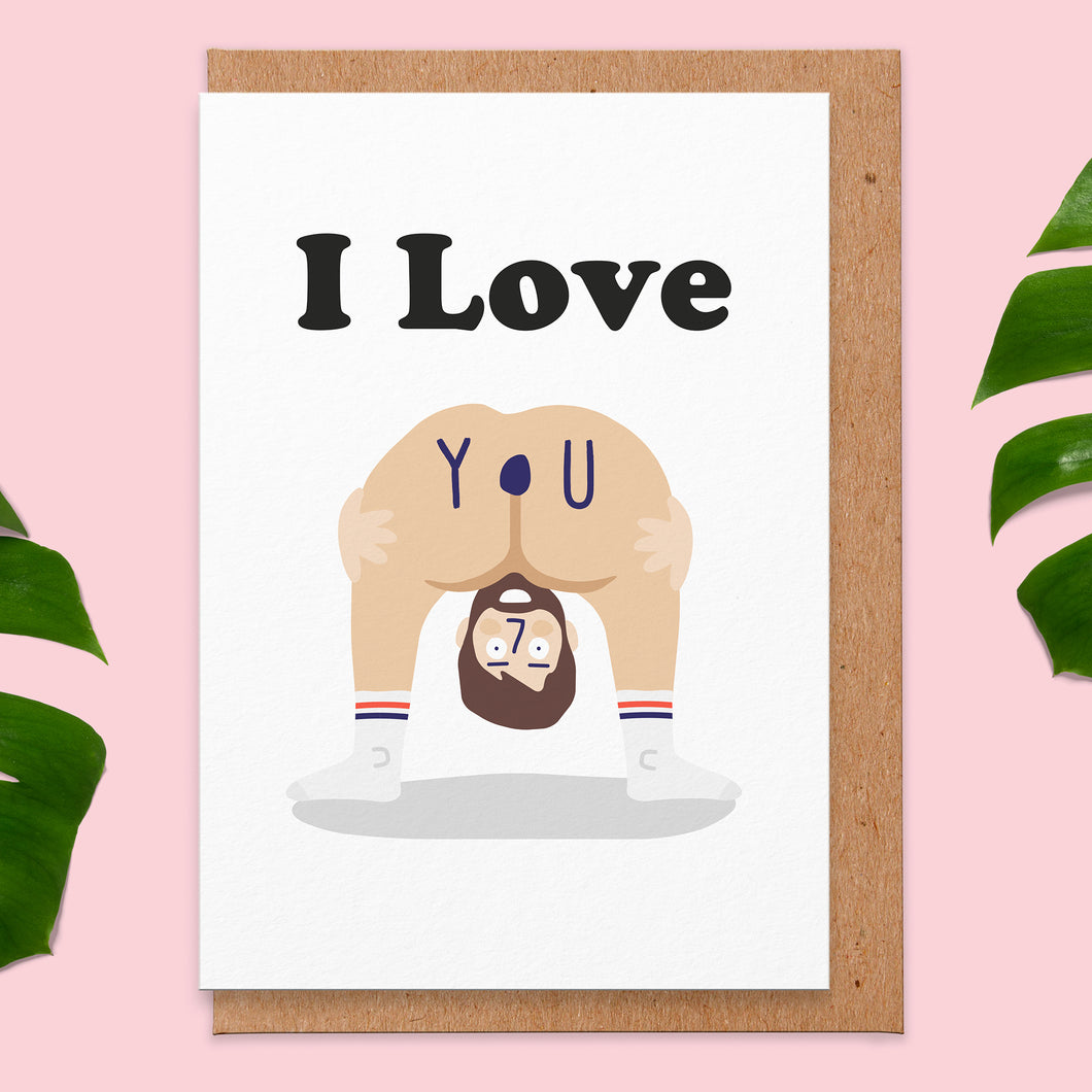 I Love You Valentines Card
