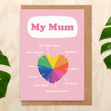 Load image into Gallery viewer, My Mum Mothers Day Card

