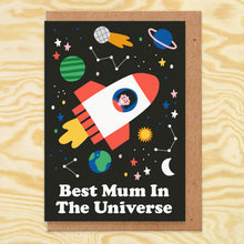 Load image into Gallery viewer, Best Mum In The Universe Mothers Day Card
