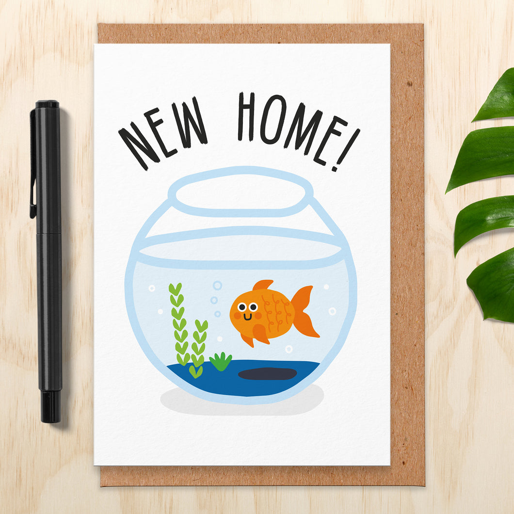 Goldfish New Home Card