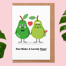 Load image into Gallery viewer, Pear Wedding Card
