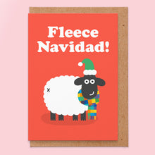 Load image into Gallery viewer, Fleece Navidad Christmas Card
