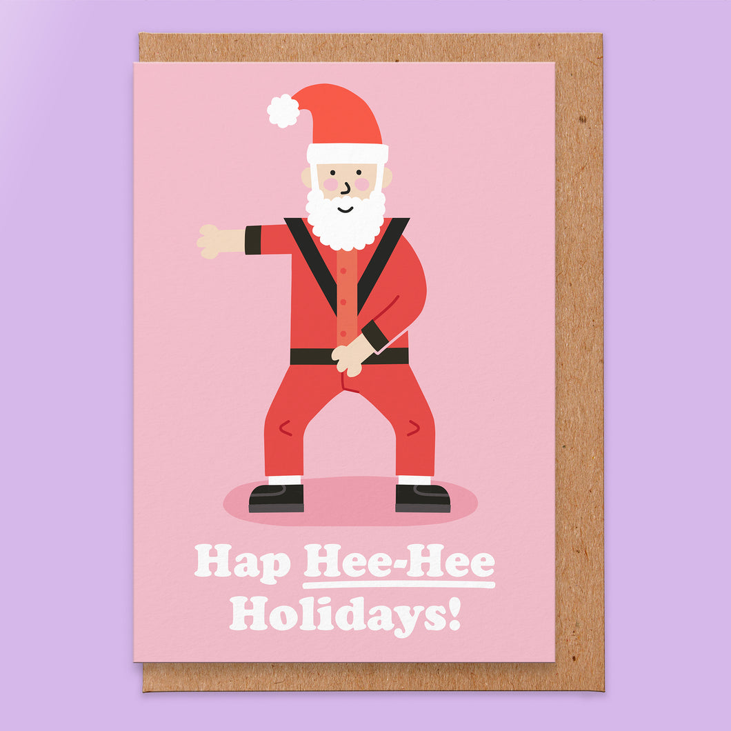 Hap Hee-Hee Christmas - Christmas Card