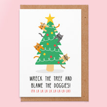 Load image into Gallery viewer, Wreck The Trees Christmas Card
